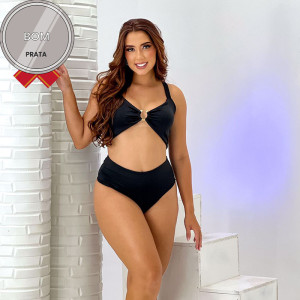 Biquini Feminino Cropped Liso