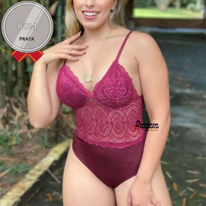 Body Renda Com Bojo