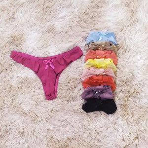 Calcinha Feminina Adulta Fio Duplo