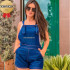 Jardineira Jeans Short Jardineira Jeans Short