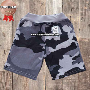 short-infantil-moletom-atacado