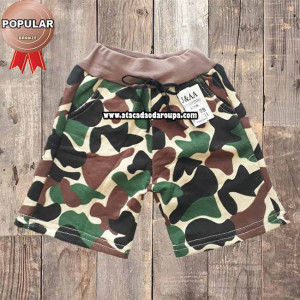 short-infantil-moletom-atacado