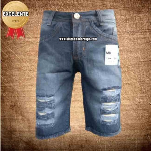 bermuda-masculino-rasgado-destroyed Bermuda Masculina Puído