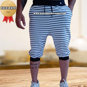 Bermuda Saruel Masculina Moletom Bermuda Saruel Masculina Moletom