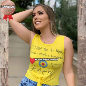 Blusas Feminina Frases