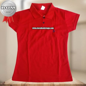 Blusa Gola Polo Algodão Feminino P/M/G Blusa Gola Polo Algodão Feminino P/M/G