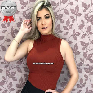 Blusa Malha Canelada Blusa Malha Canelada