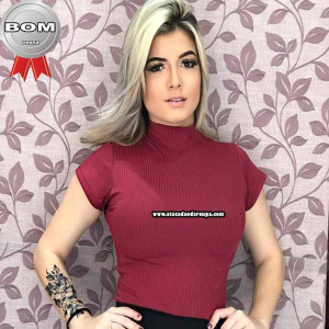 Blusa Malha Canelada Blusa Malha Canelada