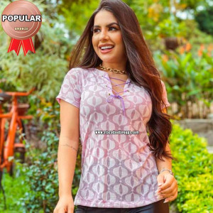 Blusa Viscose alçinha ou manga M Blusa Viscose alçinha ou manga M
