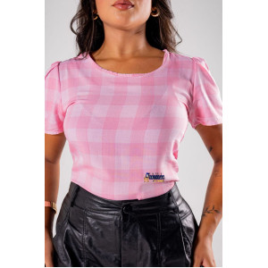 blusa-xadrez-feminina-manga-princesa