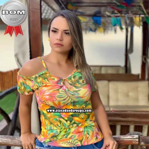 Blusas Crepe Estampada M Blusas Crepe Estampada M