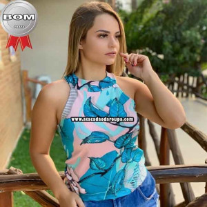 Blusas Crepe Estampada M Blusas Crepe Estampada M