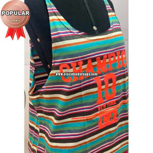 Blusas Listradas Algodão M Blusas Listradas Algodão M