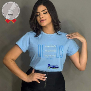 T-shirt Moda Evangélica Algodão