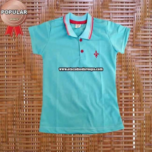 Blusa Gola Polo Infantil M/G Blusa Gola Polo Infantil M/G