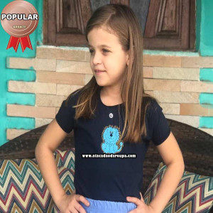 Blusas Modinha Infantil 2 a 5 Anos 