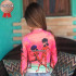 Blusa Feminino Personagens Infantil UV Blusa Feminino Personagens Infantil UV