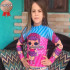 Blusa Feminino Personagens Infantil UV Blusa Feminino Personagens Infantil UV
