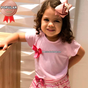 Blusa Infantil Fio Torcido Nanete 2 a 3 Anos Blusa Infantil Fio Torcido Nanete 2 a 3 Anos