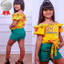 Blusa Infantil Crepinho 7 a 9 Anos Blusa Infantil Crepinho 7 a 9 Anos