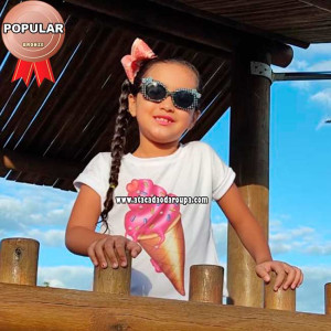 Blusinha Fio Torcido Infantil 4 a 6 Anos