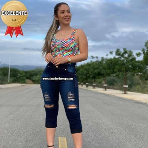 Calça Jeans Cigarrete Calça Jeans Cigarrete