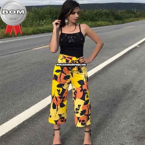 Calça Pantacourt Suplex Fit Calça Pantacourt Suplex Fit