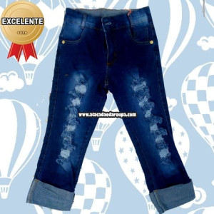 Calça Jeans Cigarrete Juvenil 10 a 14 Anos Calça Jeans Cigarrete Juvenil 10 a 14 Anos