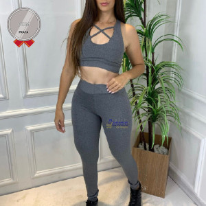 Calça Legging Fitness Suplex Liso