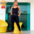Calça Bengaline com Fivela G Calça Bengaline com Fivela G
