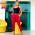Calça Bengaline com Fivela G Calça Bengaline com Fivela G