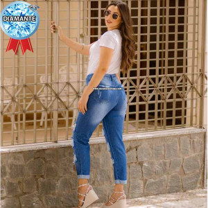 Calça Jeans Mom Cintura Alta Calça Jeans Mom Cintura Alta