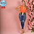 Calça Jeans Lipo Com Cinta Modeladora Slim 36@44 Calça Jeans Lipo Com Cinta Modeladora Slim 36@44