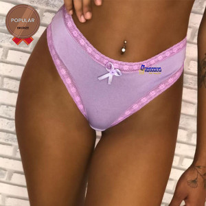 Calçinha Lisa Microfibra Renda Calçinha Lisa Microfibra Renda