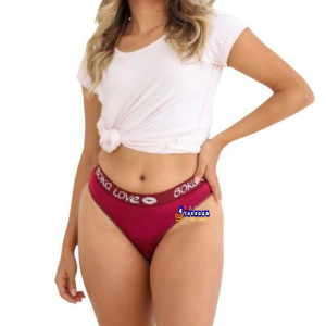 calcinha-fio-dental-com-cos-elastico Calcinha Fio Dental Com Cós Elastico