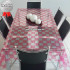 Toalha Mesa Estampada Transparente 6 Cadeiras Plástico 1,40 x 1,95 Toalha Mesa Estampada Transparente 6 Cadeiras Plástico 1,40 x 1,95