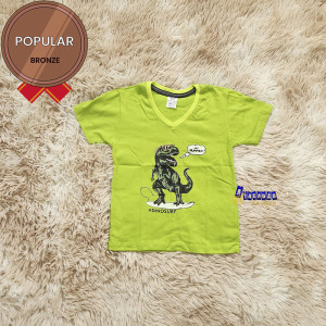 Camisa Gola V Infantil Personagens 4 a 6 Anos