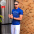 Camisa Gola Polo Com Ziper Masculina P/M/G Camisa Gola Polo Com Ziper Masculina P/M/G