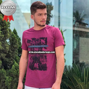 Camisa Gola Careca 100% algodão Camisa Gola Careca 100% algodão