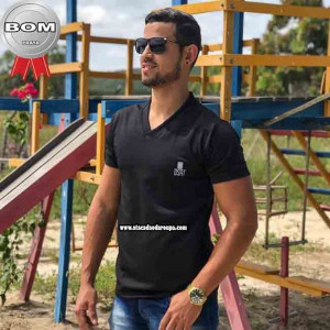 Camisa Gola V Piquet G Camisa Gola V Piquet G