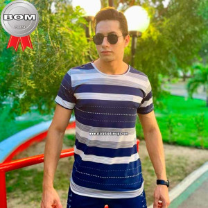 Camisas Masculina Malha Leila