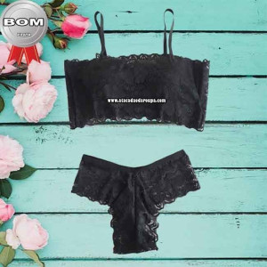 Lingerie de renda Várias Cores Com Bojo M