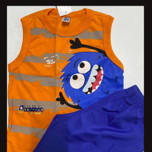 Conjunto Masculino Regata Estampa 3D