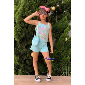conjunto-short-sara-infantil-3-pecas Conjunto Short Sara Infantil 3 Pecas