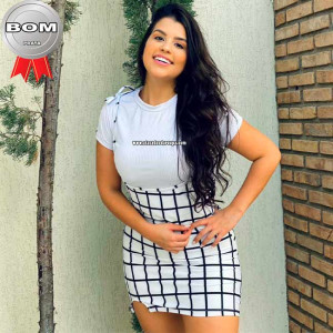 Conjunto Salopete e Cropped Conjunto Salopete e Cropped