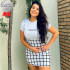 Conjunto Salopete e Cropped Conjunto Salopete e Cropped