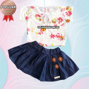 Conjunto Saia Infantil 2 A 3 ANOS Conjunto Saia Infantil 2 A 3 ANOS