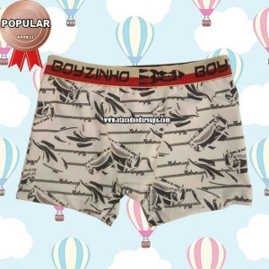 Cueca Boxer Infantil PP/P/M/G/GG 1 a 8 Anos