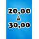 20,00 à 30,00
