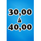 30,00 à 40,00